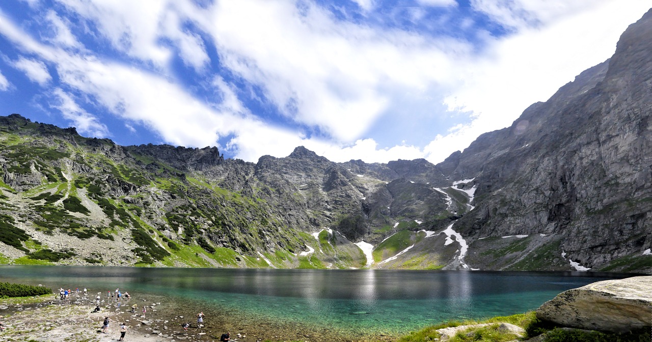 Lenkija, Tatry, Juodas Tvenkinys Po Įbrėžimais, Funkcijos, Gamta, Aukštas Tatras, Lenkų Tatros, Debesys, Nacionalinis Parkas, Nemokamos Nuotraukos