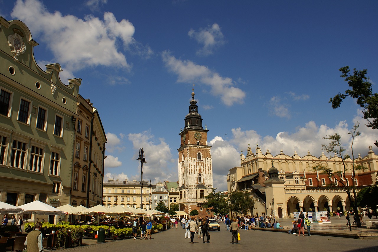 Lenkija, Krakow, Reiner, Bokštas, Gatvė, Žmonės, Miesto Gyvenimas, Nemokamos Nuotraukos,  Nemokama Licenzija