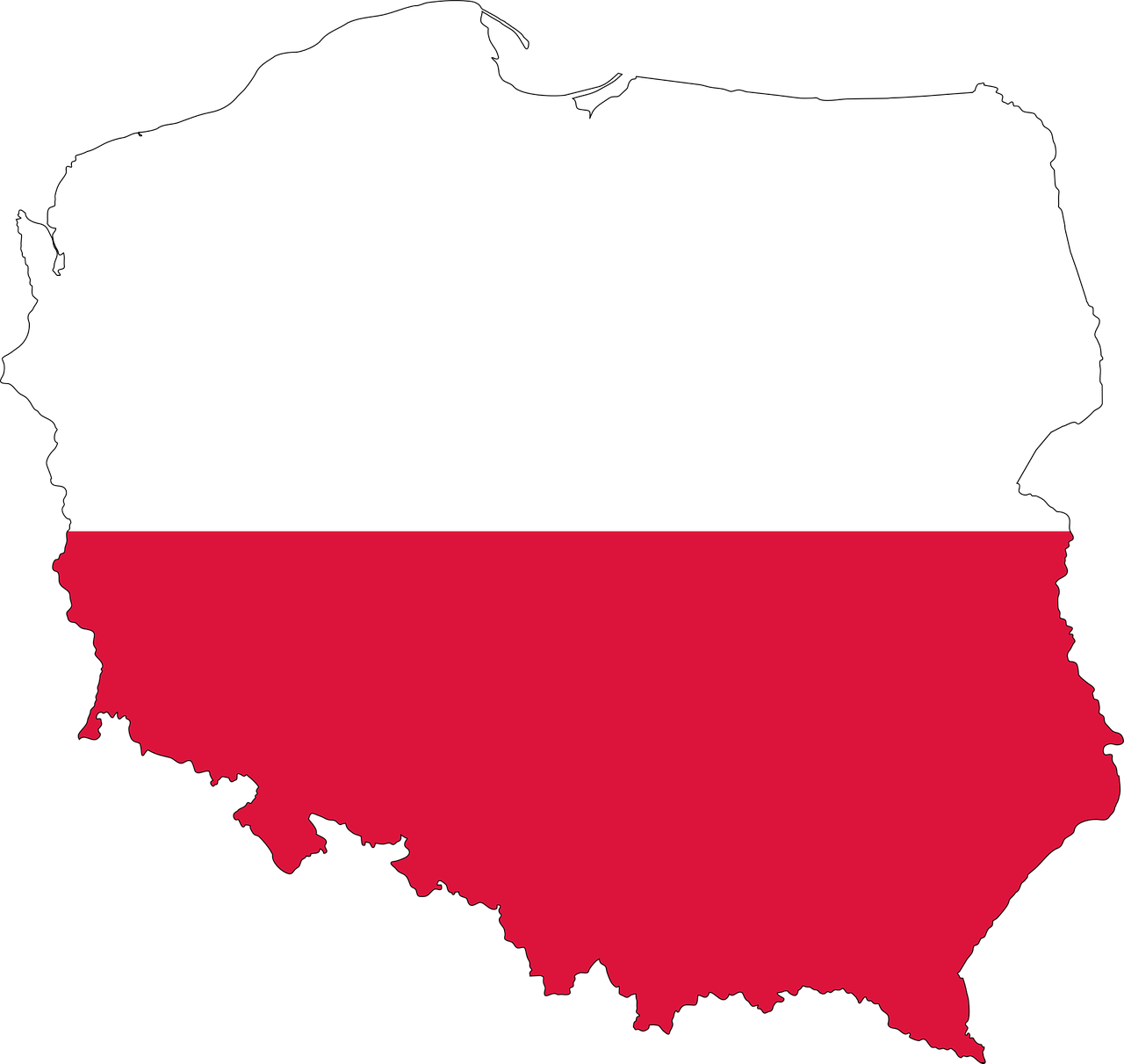 Lenkija, Šalis, Europa, Vėliava, Sienos, Žemėlapis, Tauta, Geografija, Kartografija, Svg