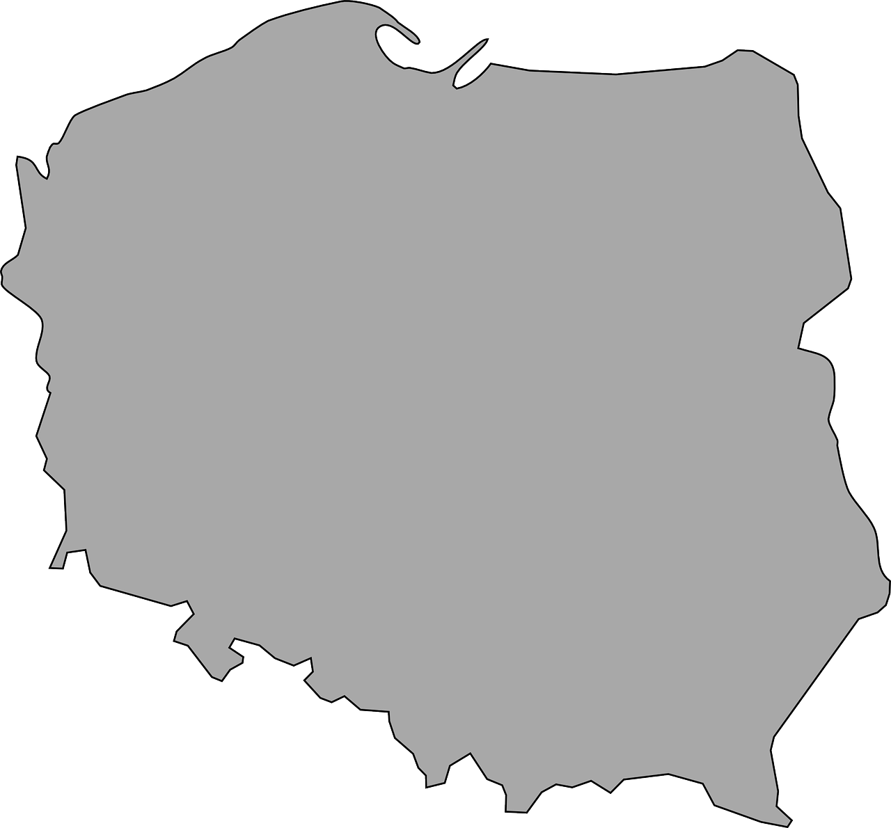 Lenkija, Žemėlapis, Šalis, Europa, Nemokama Vektorinė Grafika, Nemokamos Nuotraukos,  Nemokama Licenzija