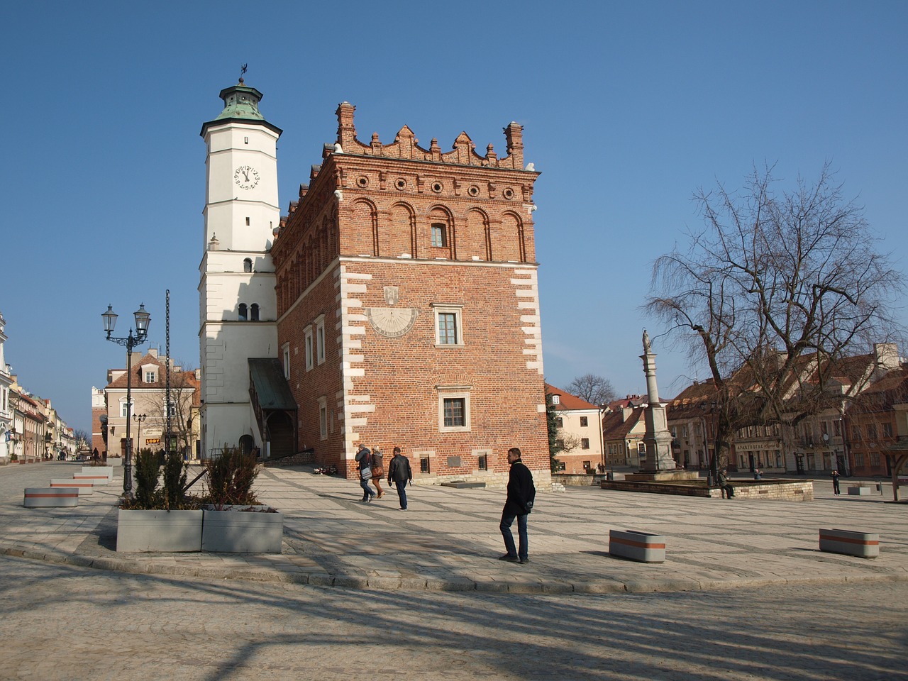 Lenkija, Sandomierz, Rotušė, Miestas, Pastatas, Turizmas, Paminklai, Senamiestis, Architektūra, Miesto Centras