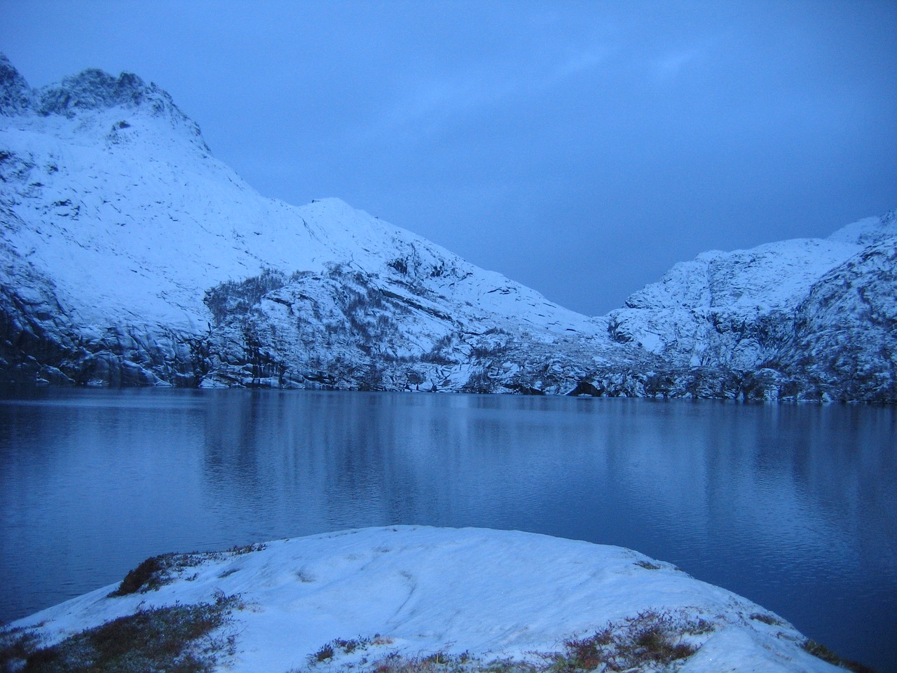 Naktinis Polaris, Lofoten, Norvegija, Nemokamos Nuotraukos,  Nemokama Licenzija