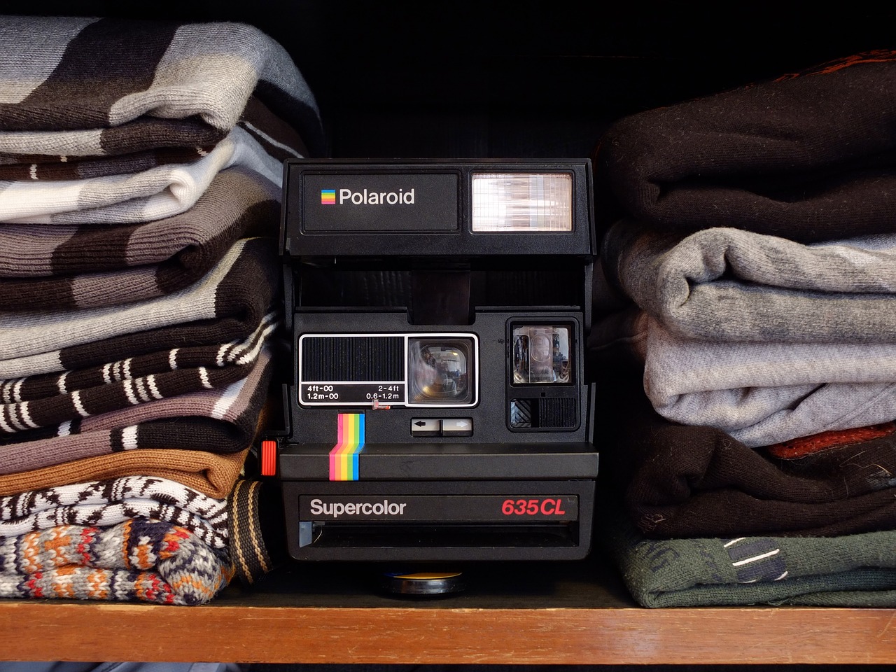 Polaroidas, Mada, Fotoaparatas, Analogas, Hipster, Jaunas, Blogger, Miesto, Įrašymas, Momentinė Kamera