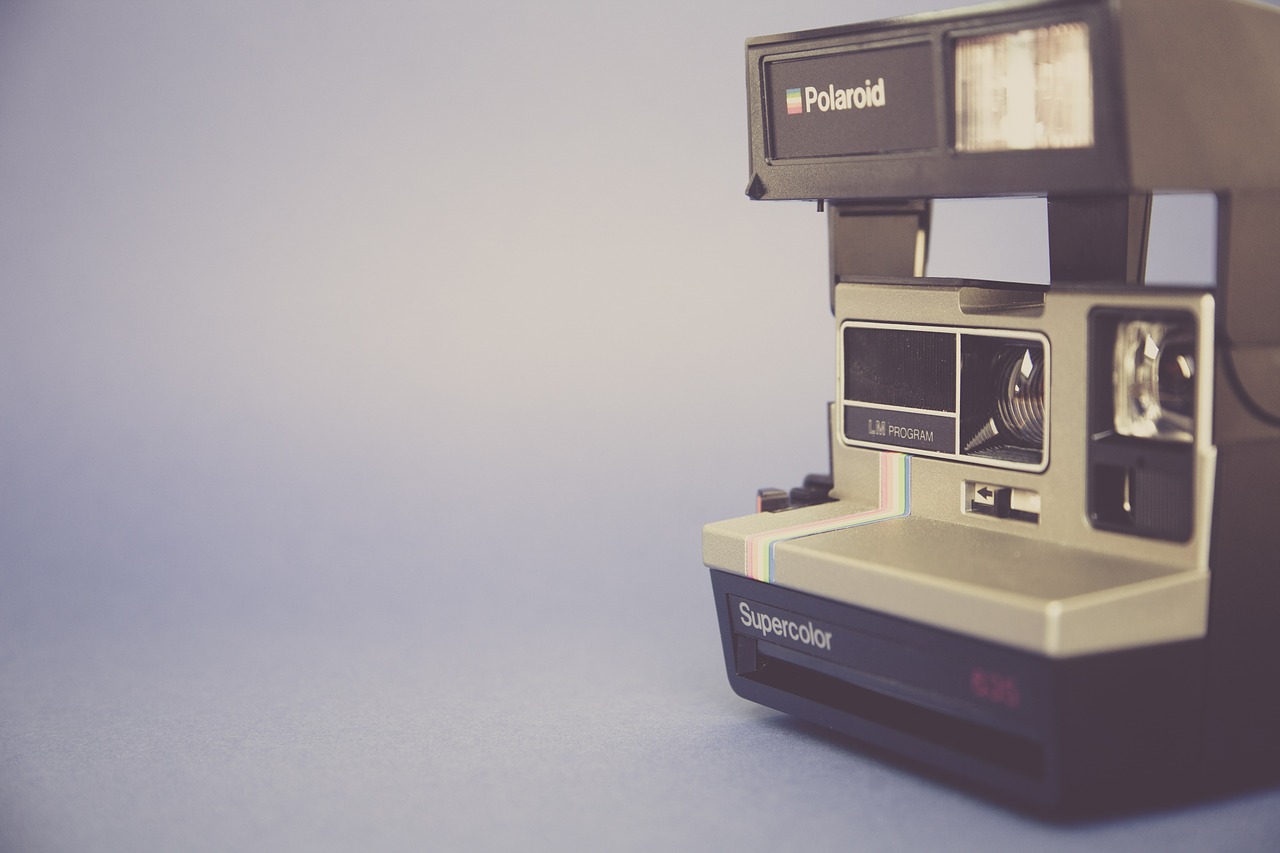 Polaroidas, Fotoaparatas, Momentinis, Iš Karto, Momentinė Kamera, Blykstė, Vintage, Retro, Senas, Nuotrauka
