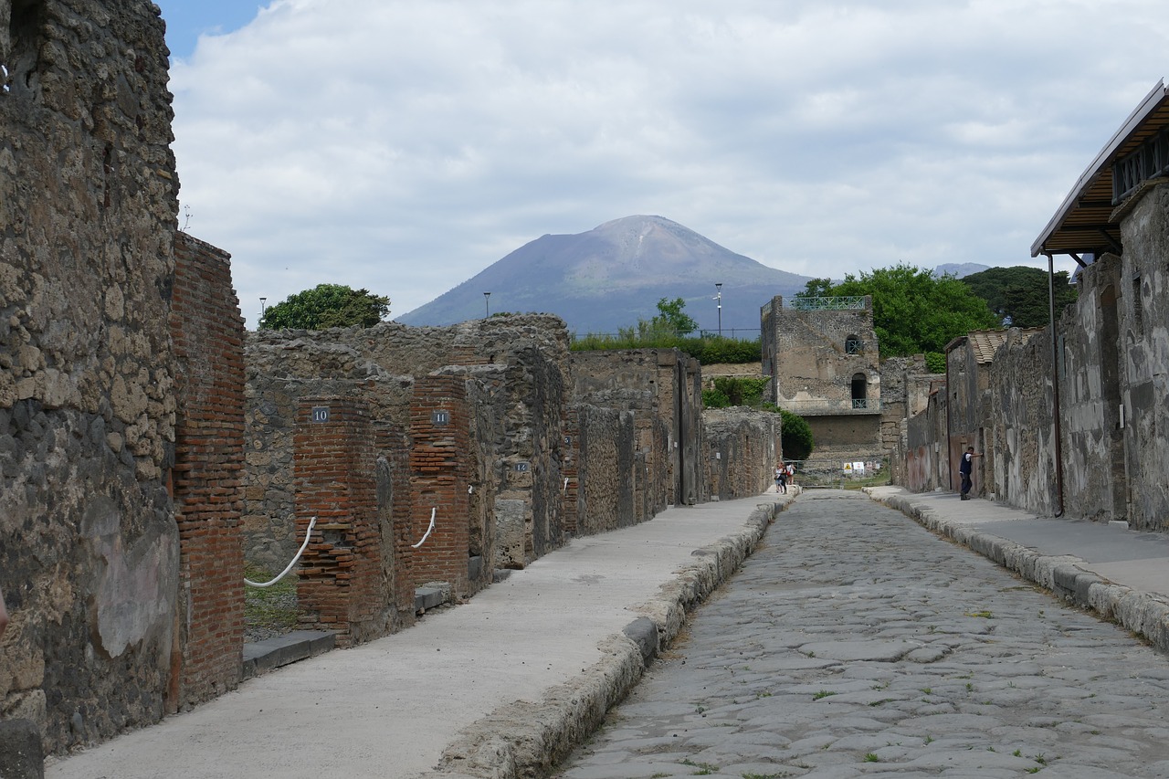 Pompėja, Italy, Naples, Senovė, Stulpelis, Lankytinos Vietos, Griuvėsiai, Kasimas, Turizmas, Romėnų