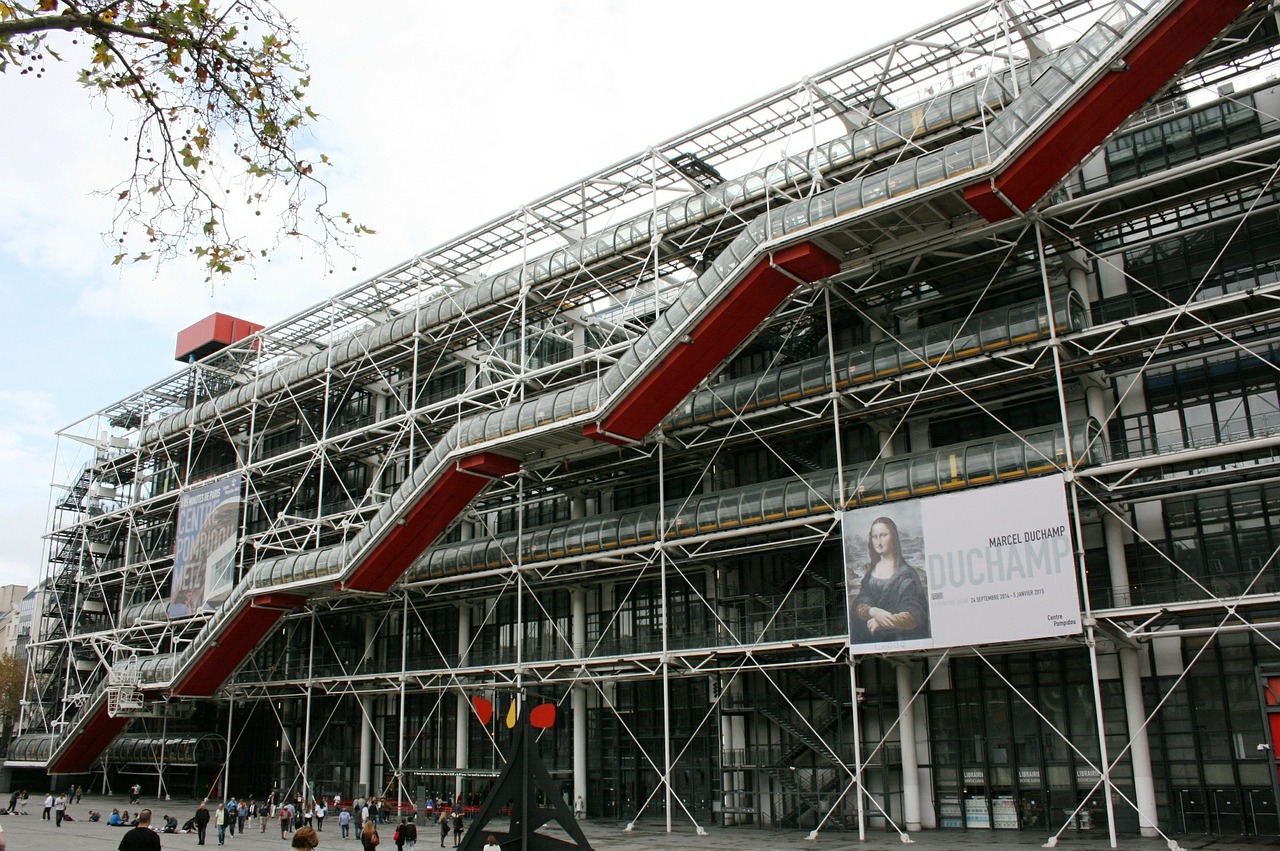 Pompidou, Modernus Menas, Paris, France, Nemokamos Nuotraukos,  Nemokama Licenzija