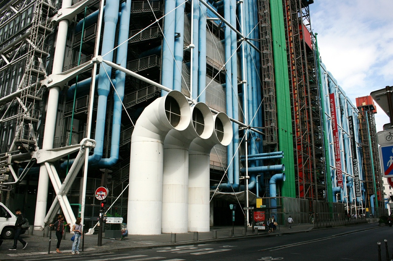 Pompidou, Modernus Menas, Paris, Nemokamos Nuotraukos,  Nemokama Licenzija