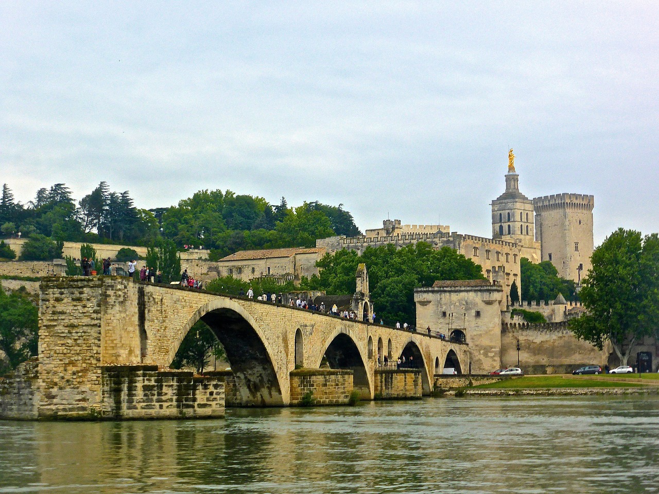 Pont Avignon, Tiltas, Viduramžių, Paminklas, Orientyras, Paveldas, Istorinis, Unesco, Akmuo, Pont
