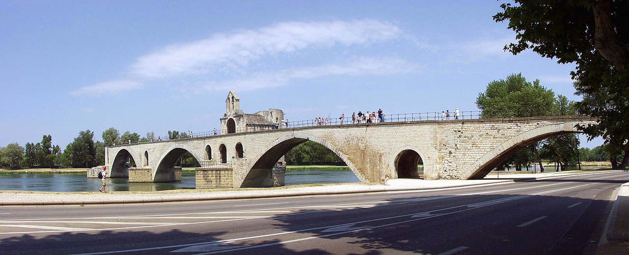 Pont Davignon, Tiltas, Avignon, France, Pont, Architektūra, Kelionė, Viduramžių, Akmuo, Orientyras