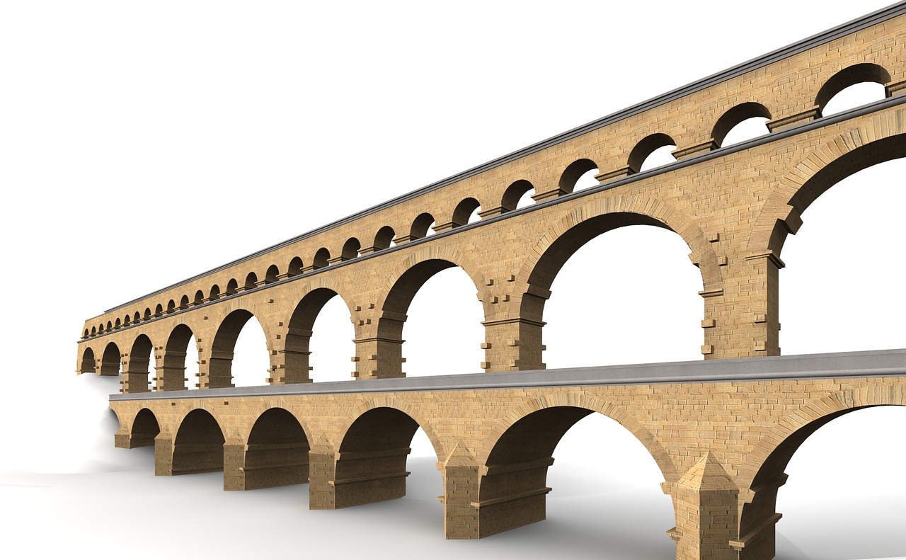 Pont Du Gard, France, Pastatas, Lankytinos Vietos, Istoriškai, Turistai, Pritraukimas, Orientyras, Fasadas, Kelionė