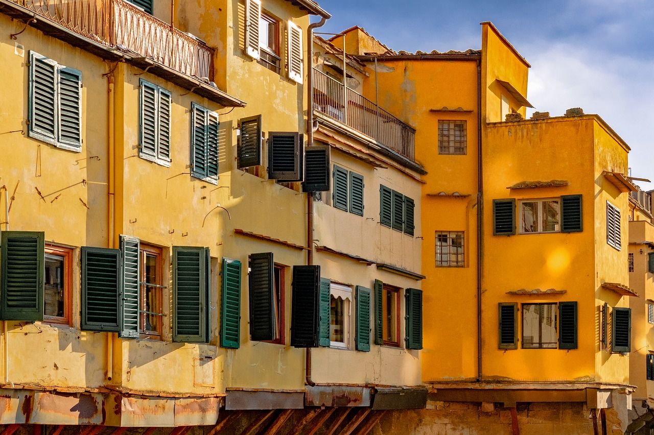 Ponte Vecchio, Tiltas, Ponte, Florencija, Architektūra, Arno, Firenze, Toskana, Italy, Nemokamos Nuotraukos