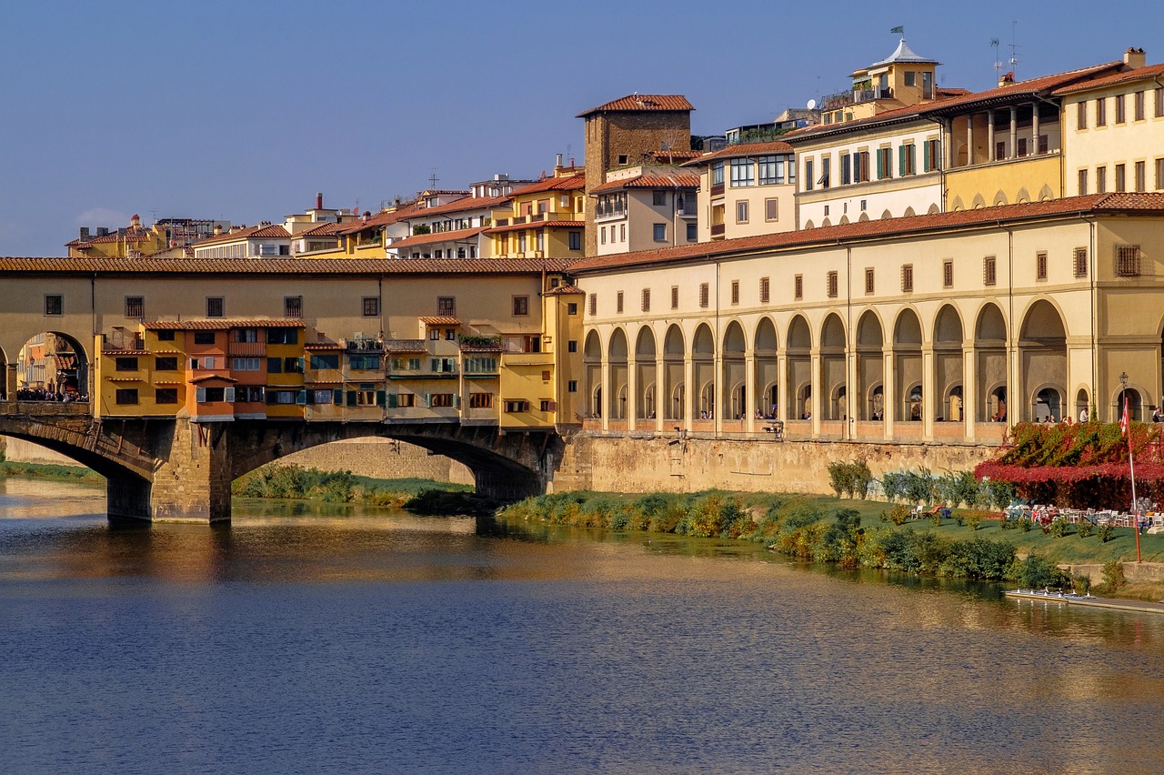 Ponte Vecchio, Tiltas, Ponte, Vecchio, Architektūra, Florencija, Firenze, Toskana, Italy, Nemokamos Nuotraukos