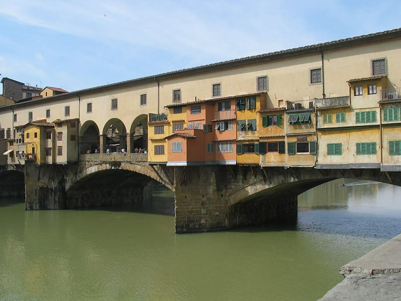 Ponte Vecchio, Florencija, Italy, Architektūra, Žinomas, Miesto Panorama, Firenze, Ispanų, Kelionė, Toskana