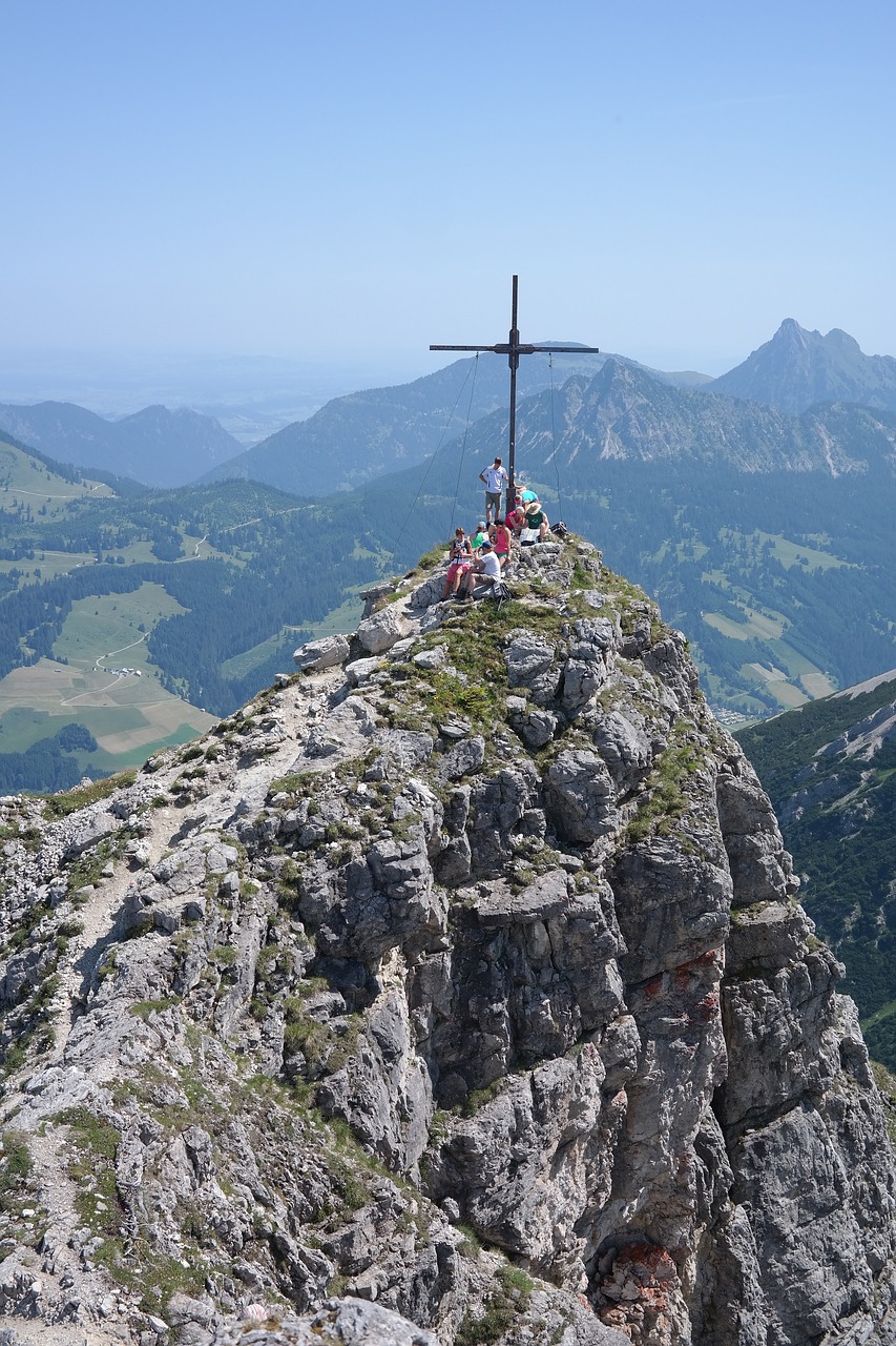 Ponten, Aukščiausiojo Lygio Susitikimas, Viršūnių Susitikimas, Kalnas, Allgäu Alpės, Alpių, Kalnai, Nemokamos Nuotraukos,  Nemokama Licenzija