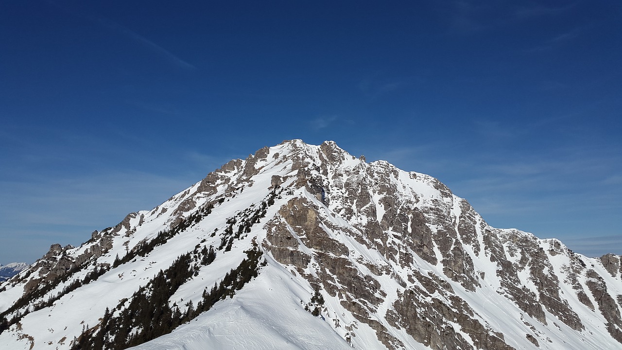 Ponten, Allgäu, Žiema, Tannheim, Aukščiausiojo Lygio Susitikimas, Kalnas, Alpių, Tyrol, Austria, Alpinizmas