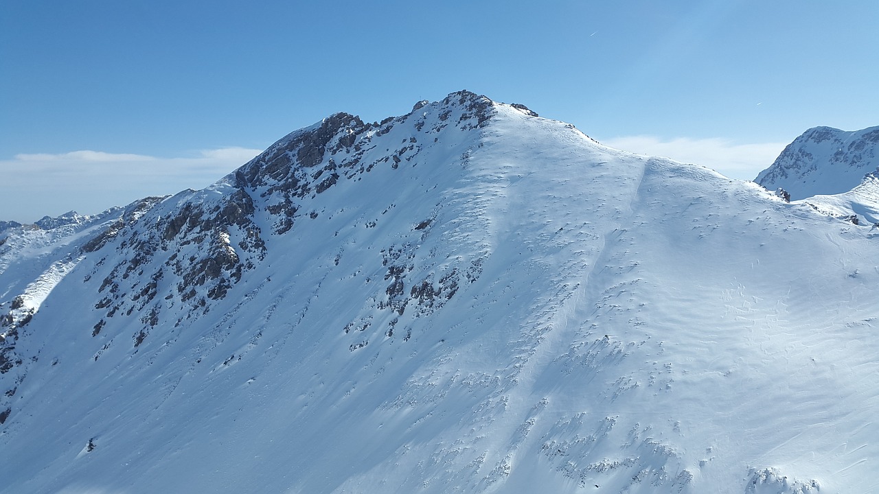 Ponten, Tannheimer Kalnai, Alpinizmas, Žiema, Kalnai, Tyrol, Allgäu, Austria, Tannheim, Aukščiausiojo Lygio Susitikimas