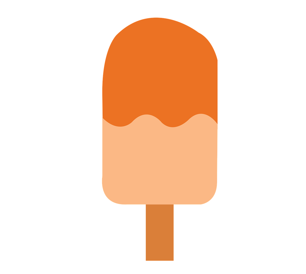 Popsicle, Pop, Oranžinė, Maistas, Saldus, Ledas, Šaltas, Desertas, Gaivus, Stick