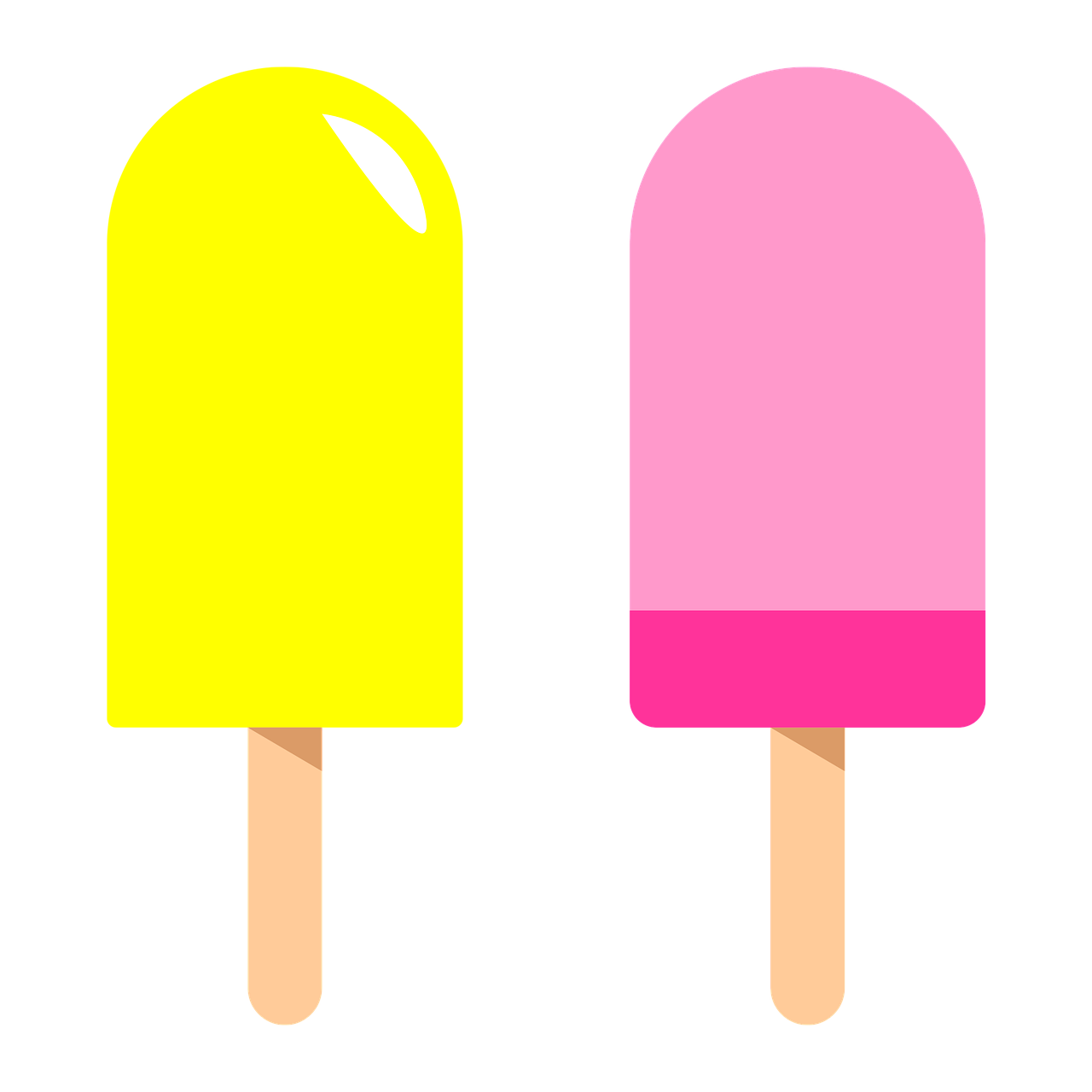 Popsicle, Ledai, Ledas, Vasara, Grietinėlė, Desertas, Maistas, Saldus, Šaltas, Sušaldyta