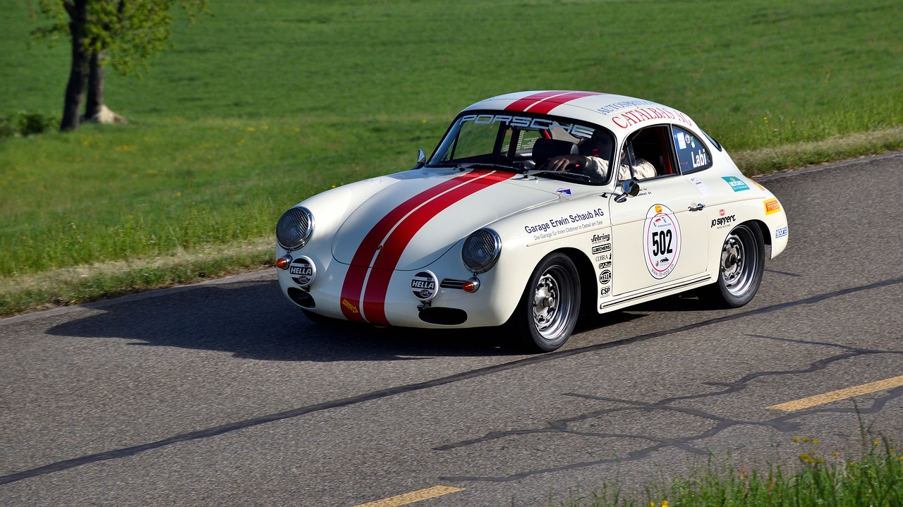 Porsche 356 Super 90,  Hillclimb,  Oldtimer,  Sportinis Automobilis,  Gp Mutschellen 2018,  Lenktyninis Automobilis,  Automobilių,  Porsche, Nemokamos Nuotraukos,  Nemokama Licenzija