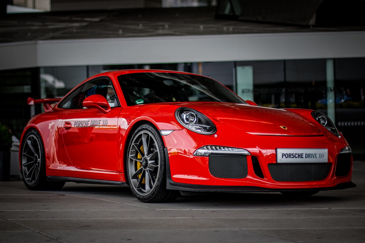 Porsche 911 Gt3, 991, 1, Automobilis, Automatinis, Raudona, Transporto Priemonė, Automobilis, Transportas, Gabenimas