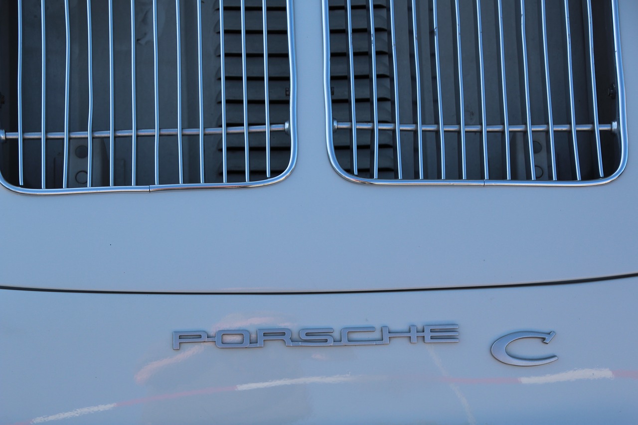 Porsche C, Gaubtas, Balta, Nemokamos Nuotraukos,  Nemokama Licenzija