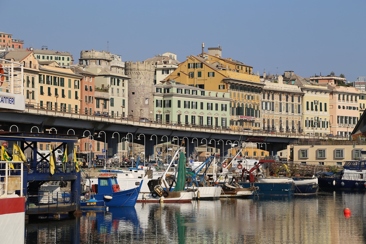 Uostas, Genoa, Italy, Nemokamos Nuotraukos,  Nemokama Licenzija