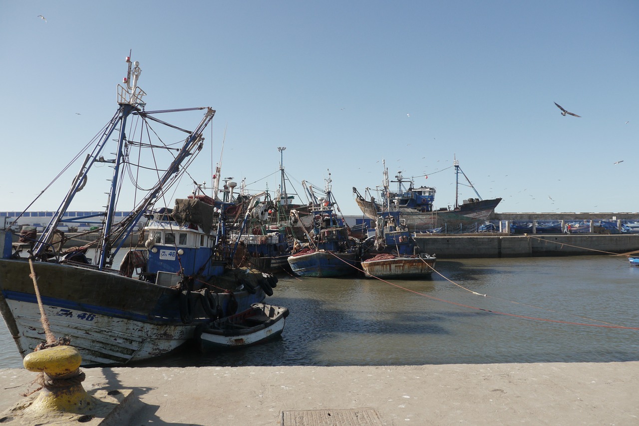 Uostas, Žvejybos Laivai, Marokas, Nemokamos Nuotraukos,  Nemokama Licenzija