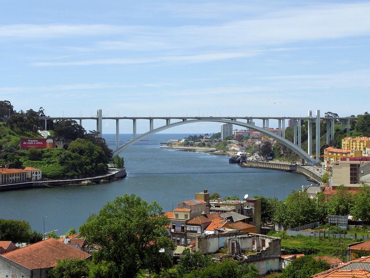 Porto, Portugal, Tiltas, Tejo, Senamiestis, Turizmas, Vaizdas, Estuarija, Nemokamos Nuotraukos,  Nemokama Licenzija