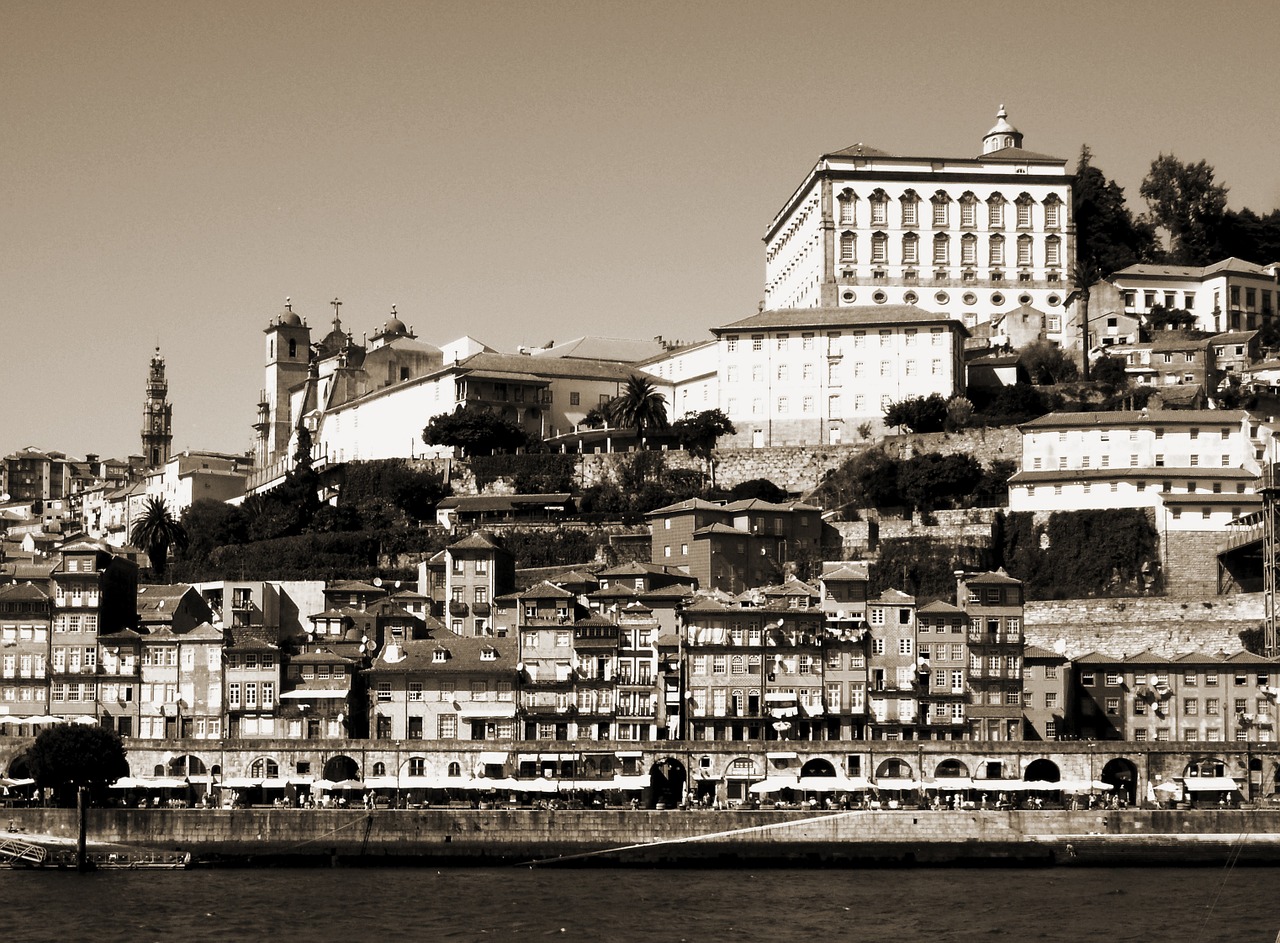 Porto, Portugal, Vasara, Miestas, Kelionė, Architektūra, Senas, Miestas, Douro, Upė