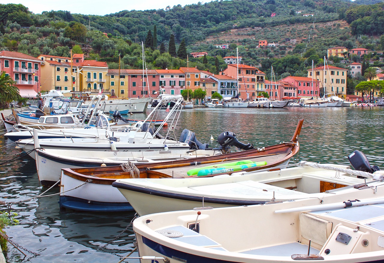 Porto, Valtys, Jūra, Italy, Ligurija, Marina, Goiter, Kaimas, Žvejyba, Nemokamos Nuotraukos