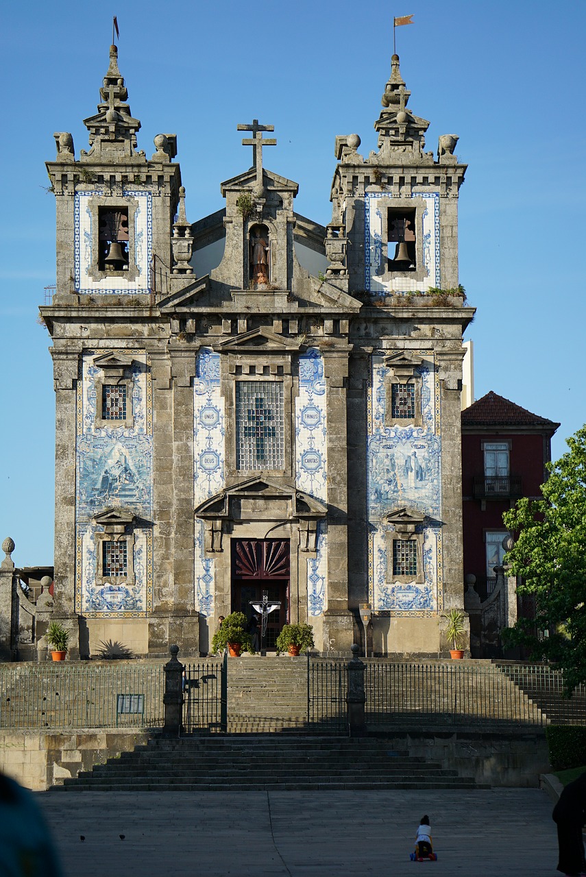 Porto, Portugal, Saint Ildefonso, Fasadas, Senamiestis, Istoriškai, Turizmas, Namai Fasadai, Plytelės, Plytelės