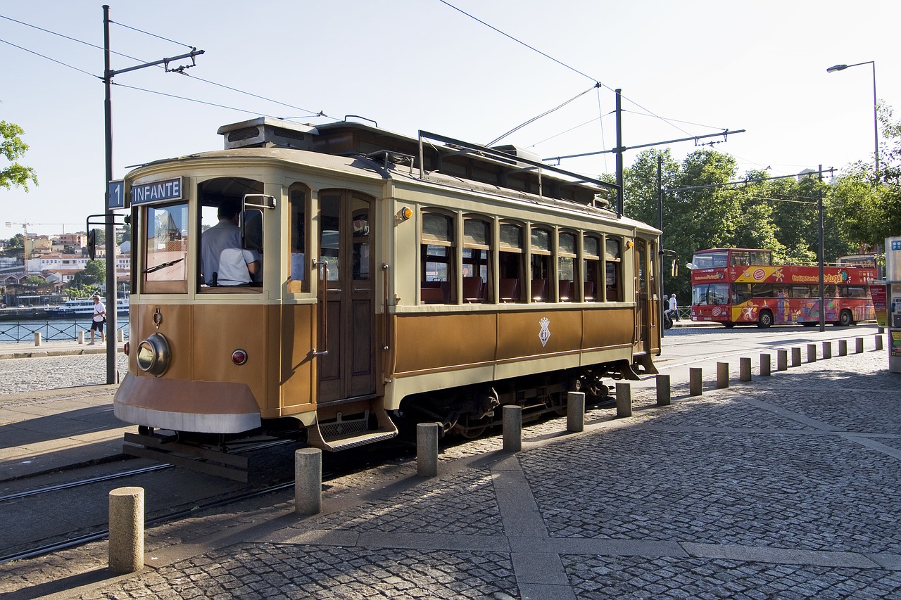 Porto, Douro, Portugal, Senamiestis, Istoriškai, Upė, Šventė, Kelionė, Istorinis Senamiestis, Tramvajus