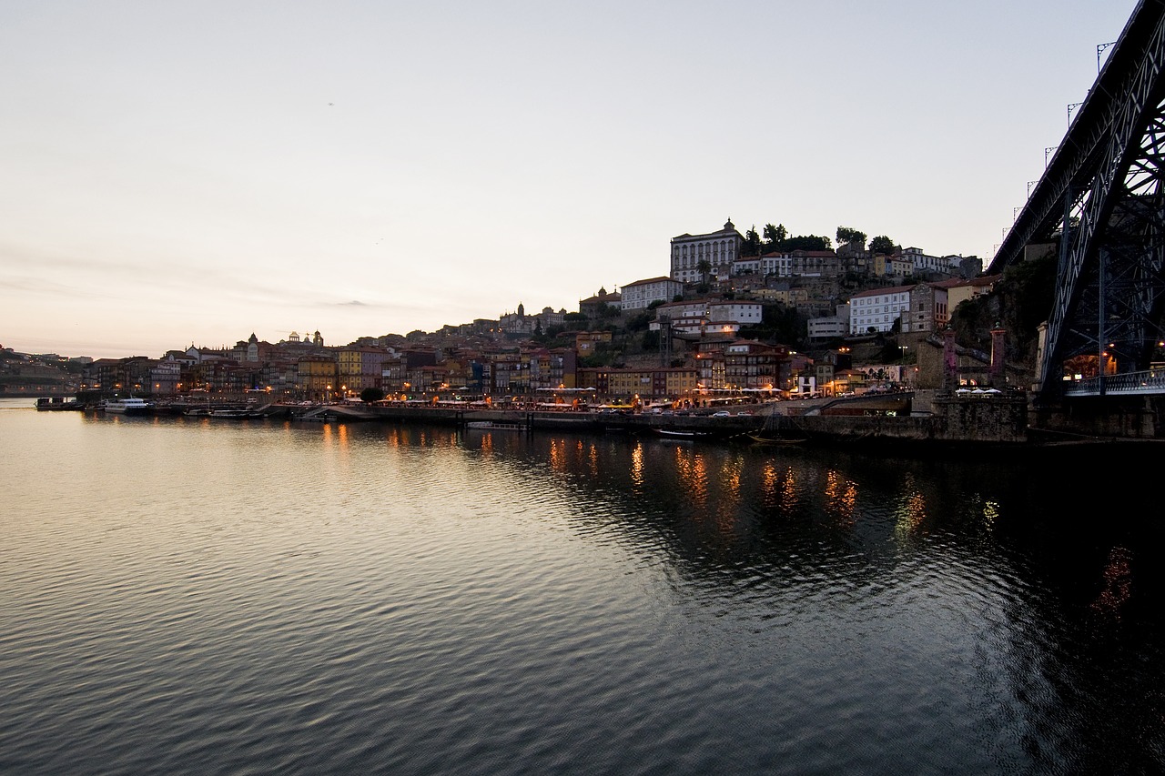 Porto, Douro, Portugal, Senamiestis, Istoriškai, Upė, Šventė, Kelionė, Istorinis Senamiestis, Tiltas