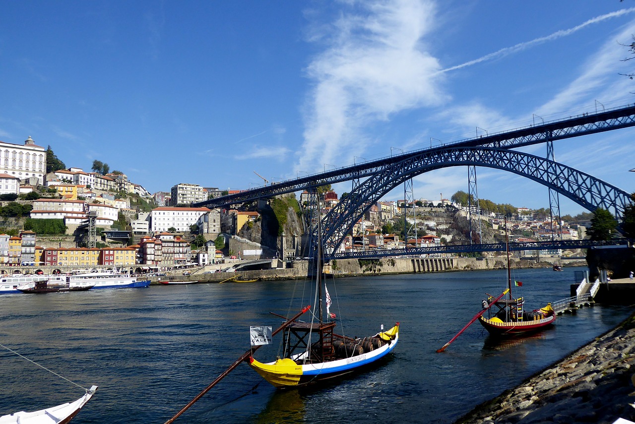 Porto, Valtys, Douro, Portugal, Upė, Kelionė, Ponte Luiz I, Senamiestis, Nemokamos Nuotraukos,  Nemokama Licenzija