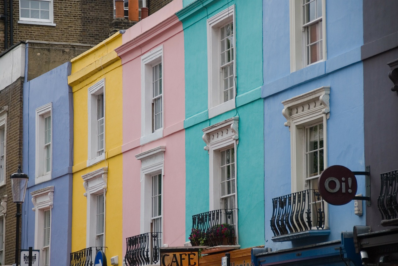 Portobello Kelias, Londonas, Anglija, Nemokamos Nuotraukos,  Nemokama Licenzija