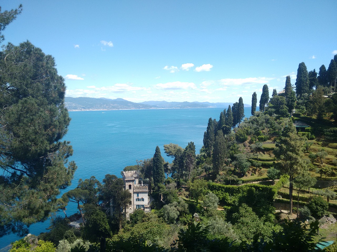 Portofino, Italy, Žvejų Kaimelis, Vela, Įlanka, Kranto, Jūra, Kraštovaizdis, Vista, Nemokamos Nuotraukos