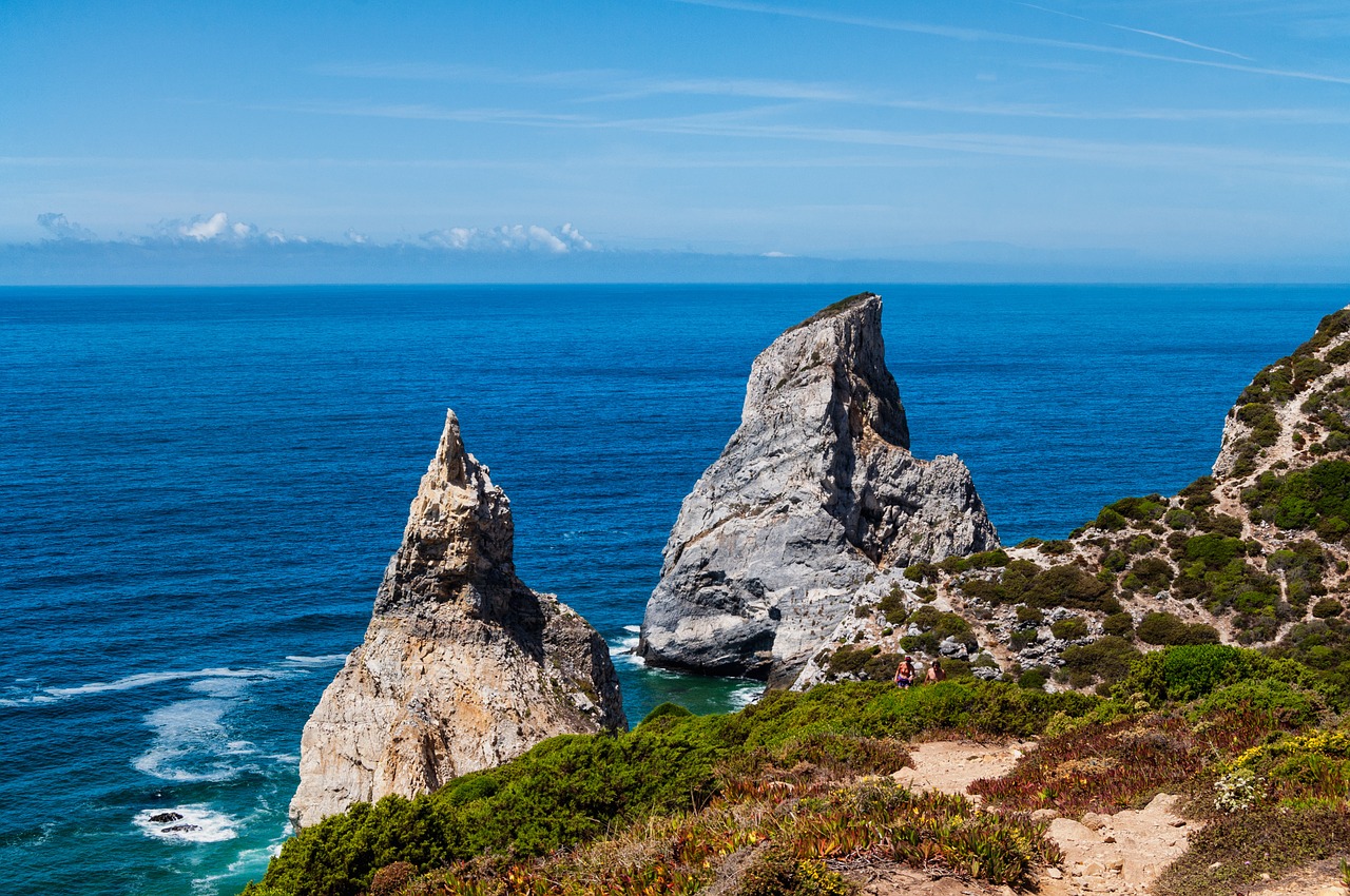 Portugal, Sintra, Vandenynas, Jūra, Gamta, Kranto, Vasara, Атлантический, Europa, Papludimys