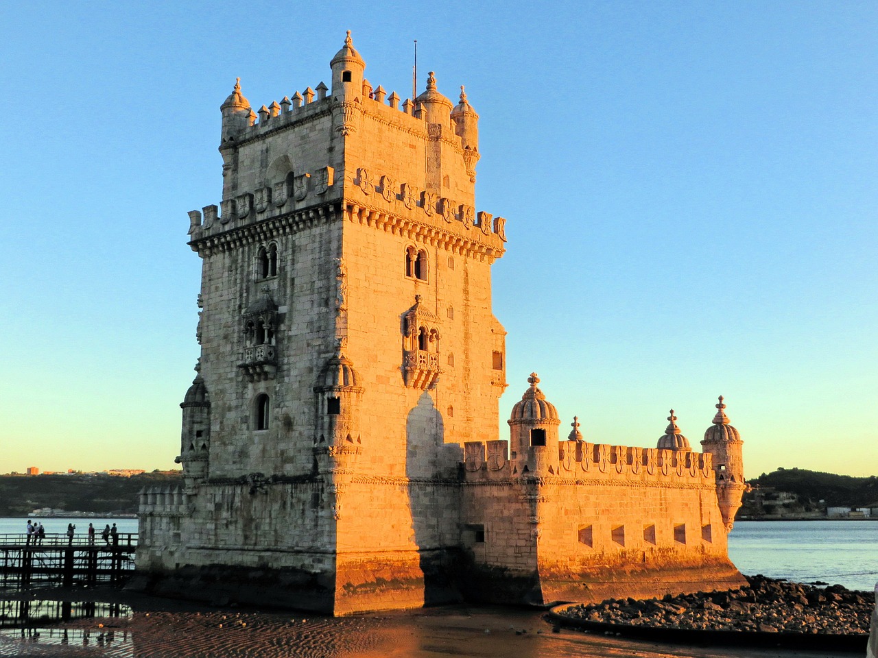 Portugal, Lisbonas, Tage, Bokštas, Belem, Tvirtovė, Lizdai, Fortas, Jūra, Architektūra
