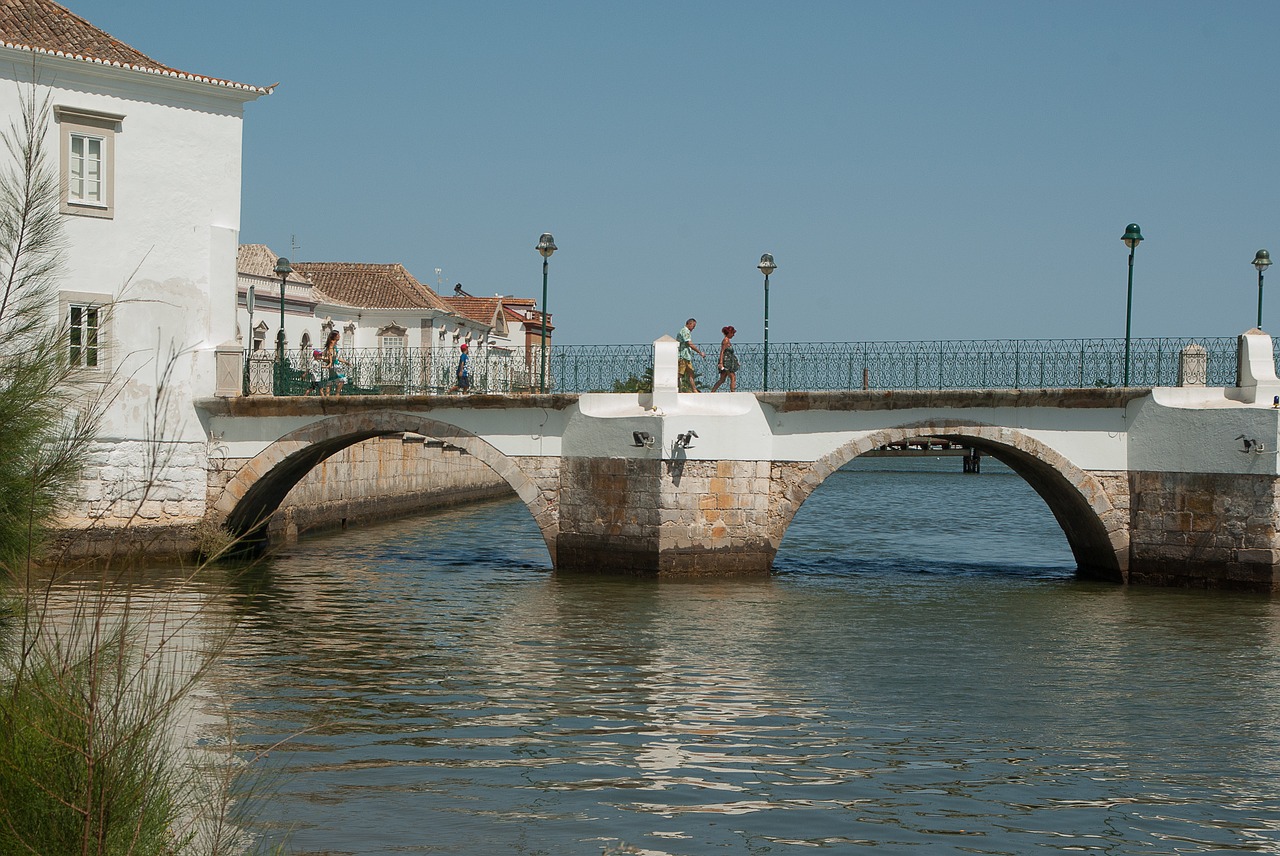 Portugal, Tavira, Tiltas, Uostas, Nemokamos Nuotraukos,  Nemokama Licenzija