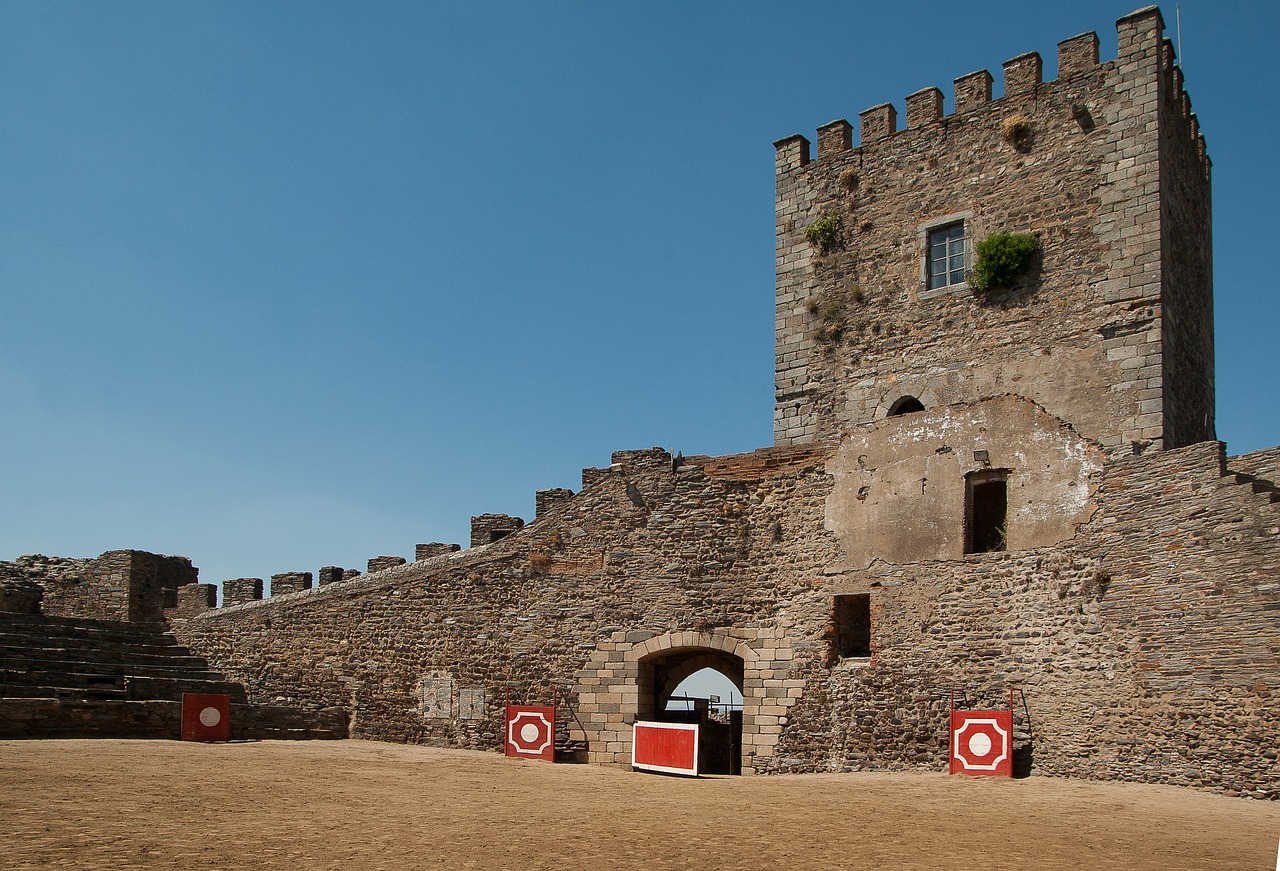 Portugal, Viduramžių Pilis, Arena, Laikyti, Tvirtovė, Nemokamos Nuotraukos,  Nemokama Licenzija