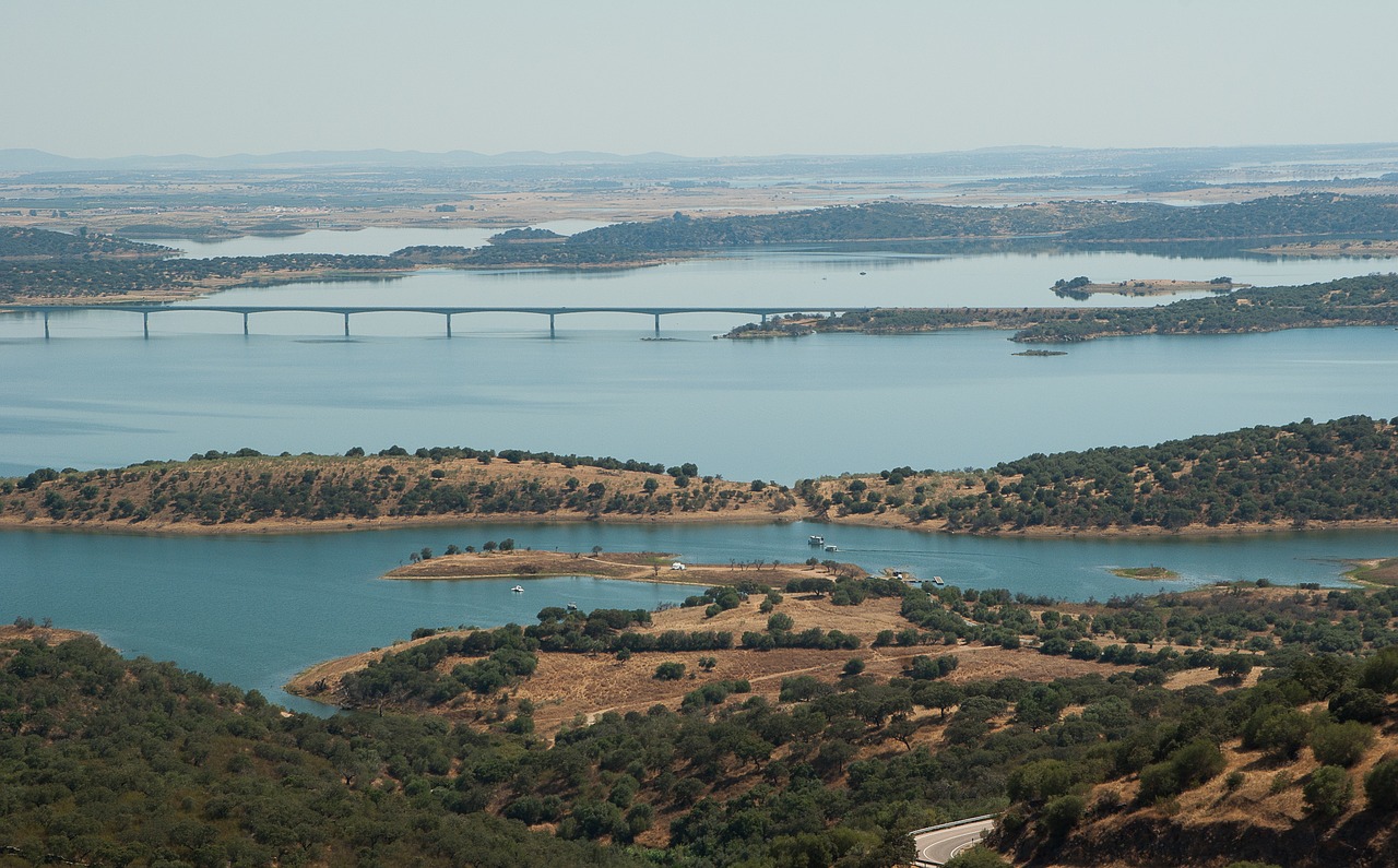 Portugal, Ežeras, Tiltas, Užtvankos, Nemokamos Nuotraukos,  Nemokama Licenzija