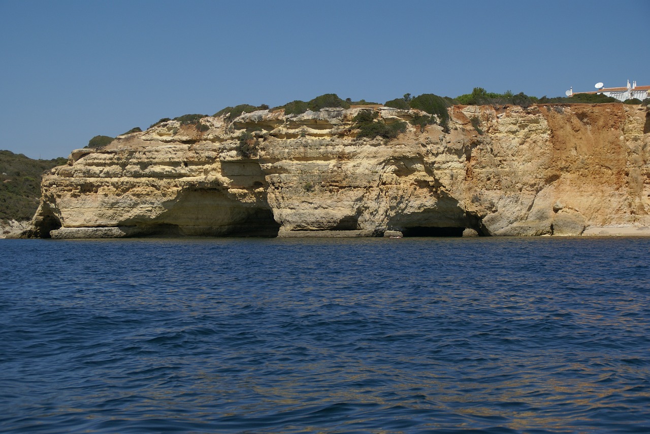 Portugal, Algarve, Kranto, Akmenys, Jūra, Nemokamos Nuotraukos,  Nemokama Licenzija