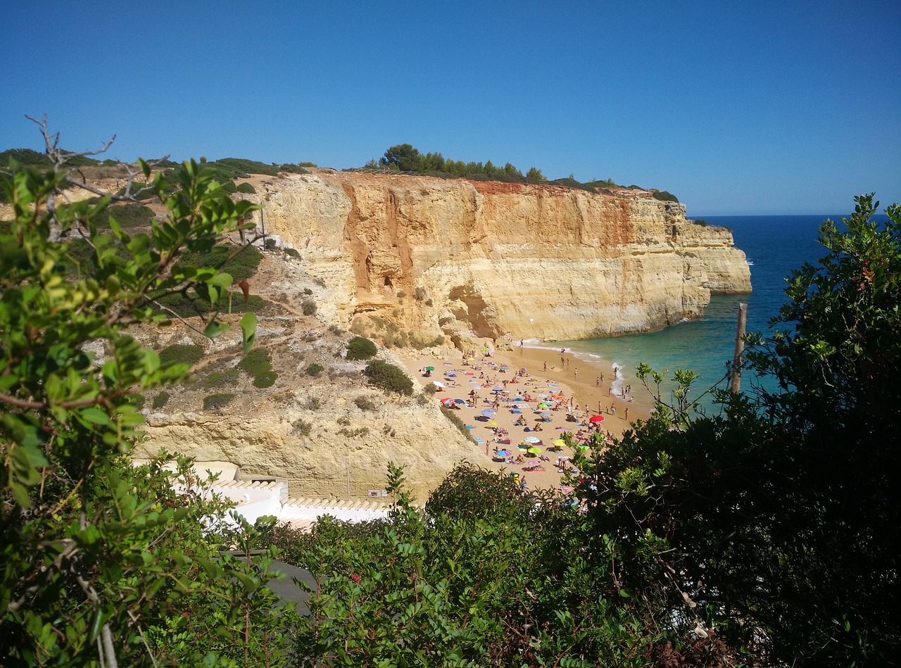 Portugal, Algarve, Papludimys, Vaizdas, Jūra, Nemokamos Nuotraukos,  Nemokama Licenzija