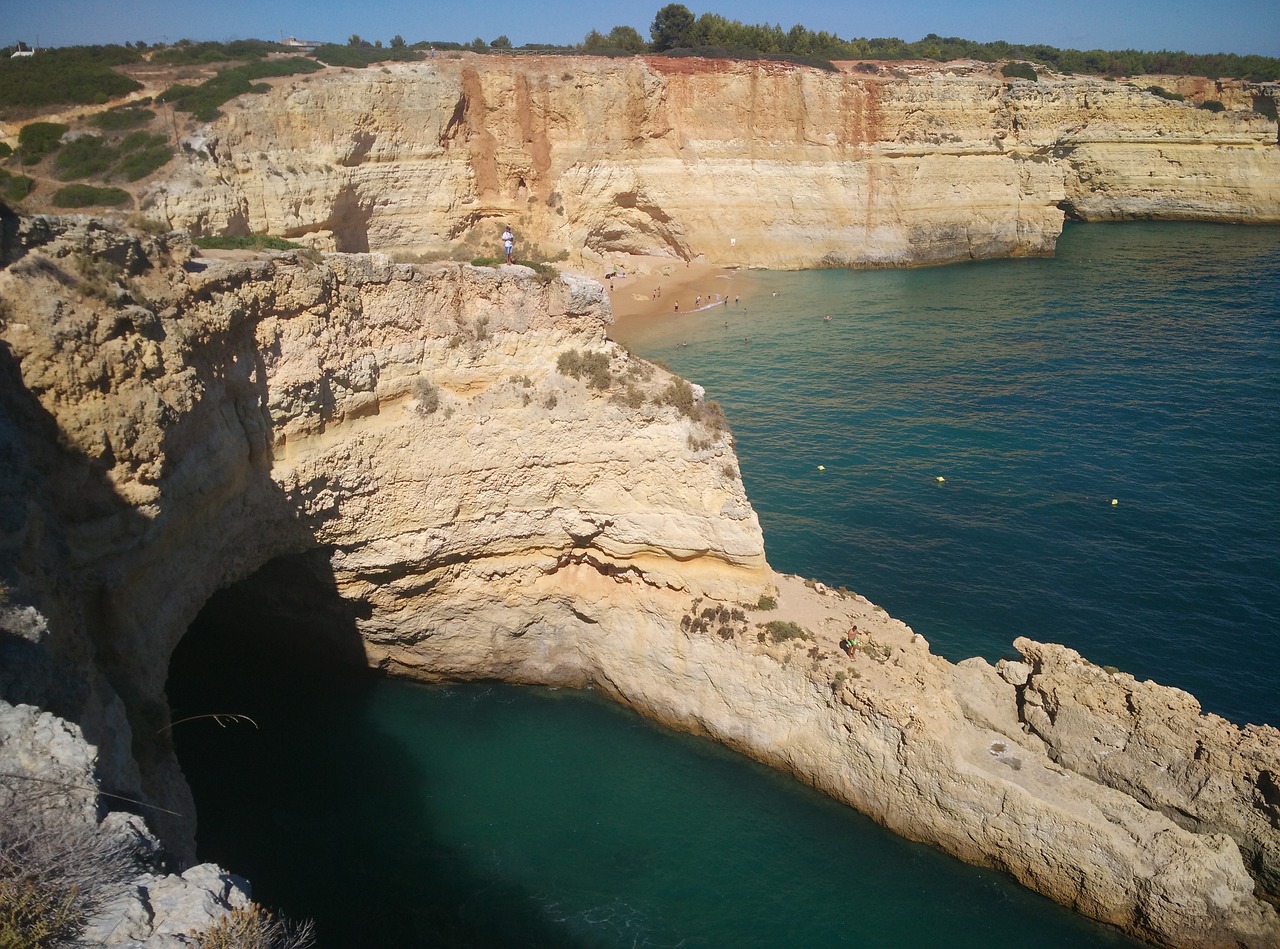 Portugal, Algarve, Papludimys, Vaizdas, Jūra, Nemokamos Nuotraukos,  Nemokama Licenzija