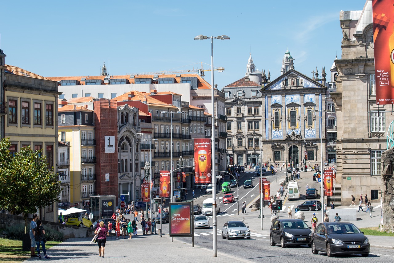Portugal, Porto, Architektūra, Pastatai, Gatvė, Senas, Centras, Miestas, Senamiestis, Statyba