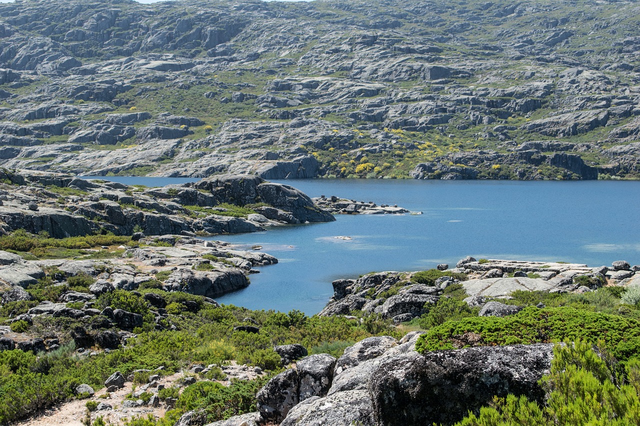 Portugal, Serra Da Estrela, Kelias, Miesto, Kelionė, Kelionė, Važiuoti, Turistų Kelionės Tikslas, Mėlynas, Žalias