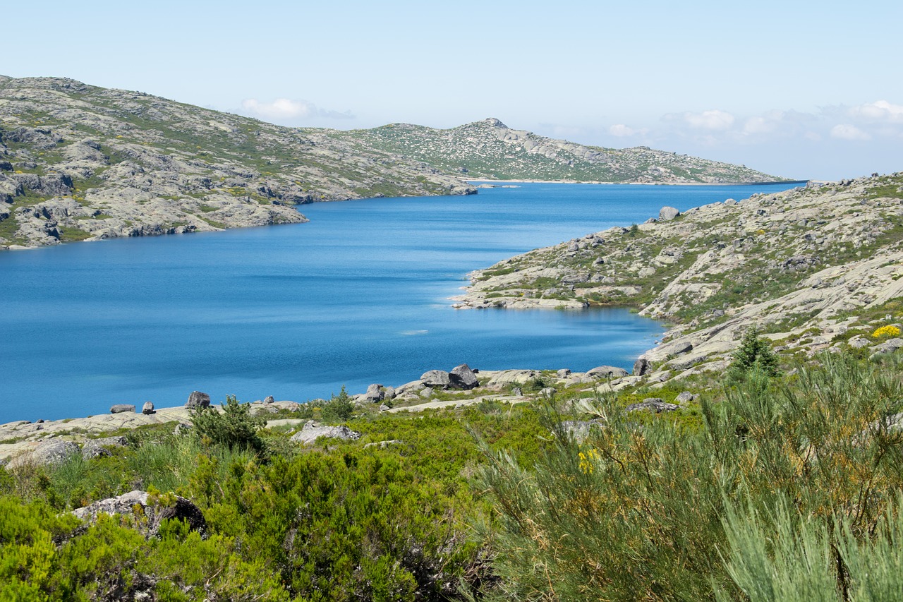 Portugal, Serra Da Estrela, Kelias, Miesto, Kelionė, Kelionė, Važiuoti, Turistų Kelionės Tikslas, Mėlynas, Žalias