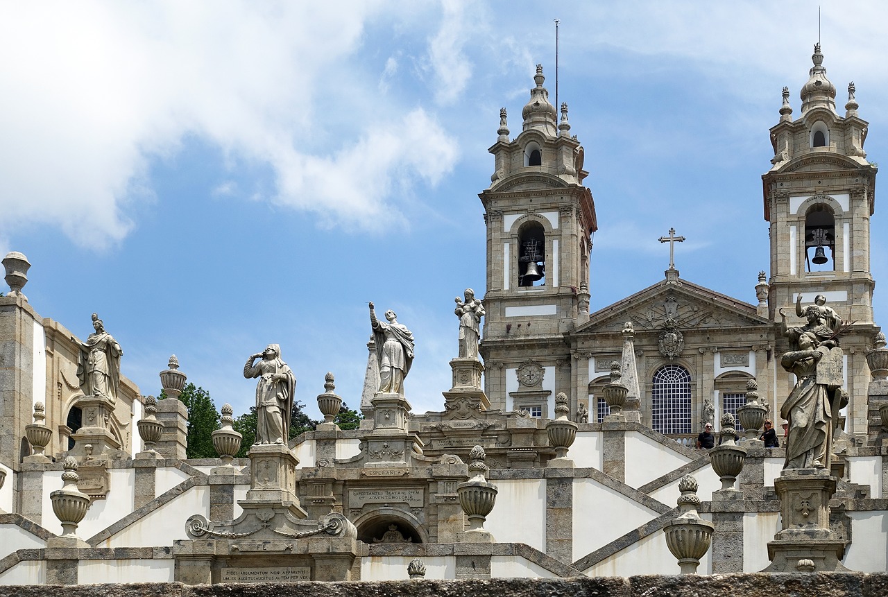 Portugalija,  Braga,  Bažnyčia,  Šventovė,  Religija,  Minho,  Geras Jėzus,  Žezus,  Laiptų,  Archeveques
