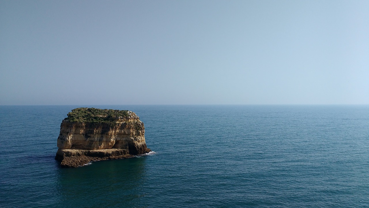 Portugalija,  Algarve,  Rokas,  Jūra,  Mėlyna,  Dangus,  Sala, Nemokamos Nuotraukos,  Nemokama Licenzija