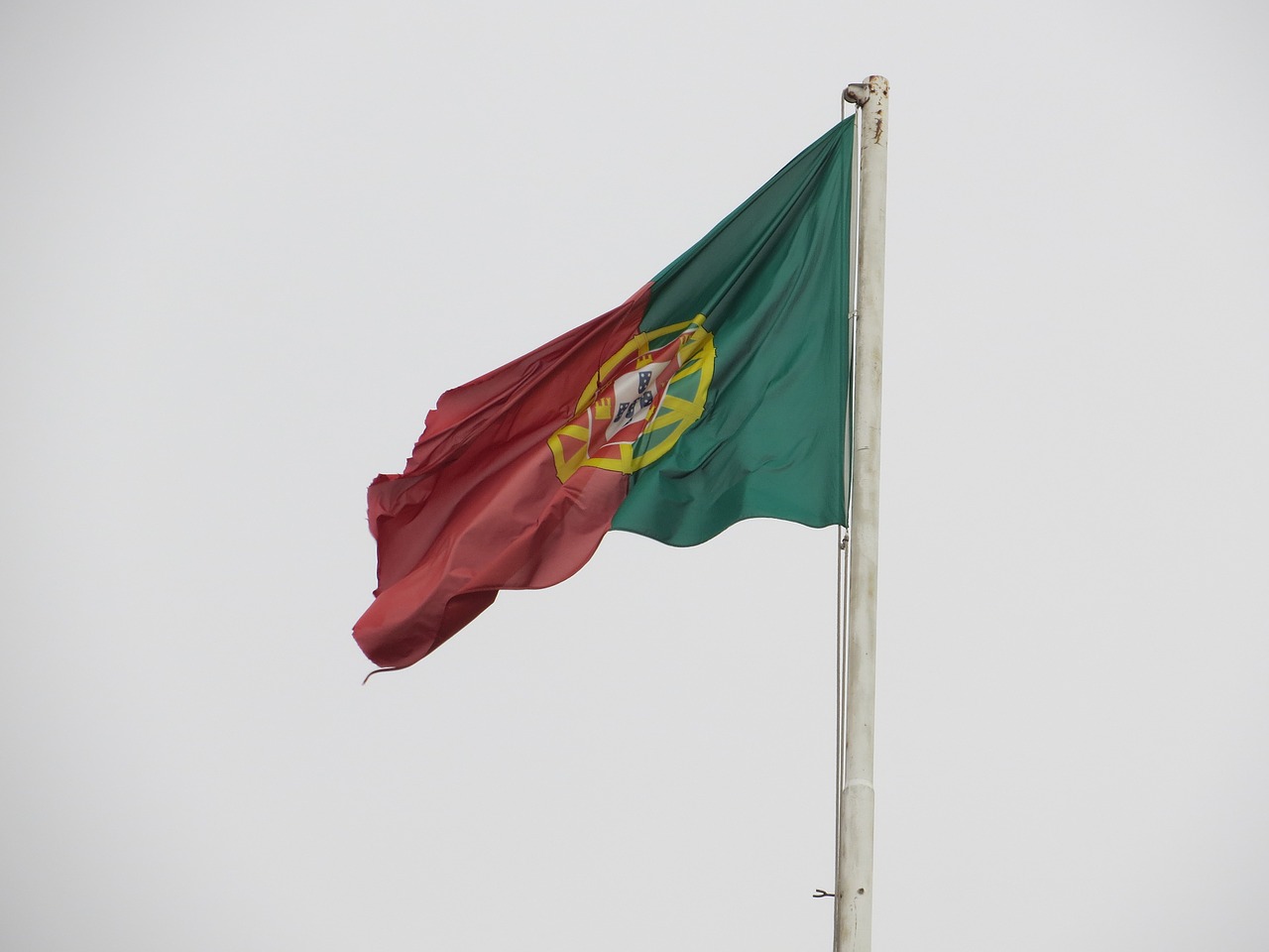 Portugal, Vėliava, Smūgis, Raudona, Žalias, Nemokamos Nuotraukos,  Nemokama Licenzija